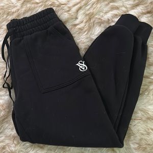 Victoria’s Secret Cotton Fleece High Rise Jogger